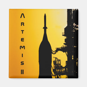 Imã Artemis II rumo à Plataforma de Lançamento