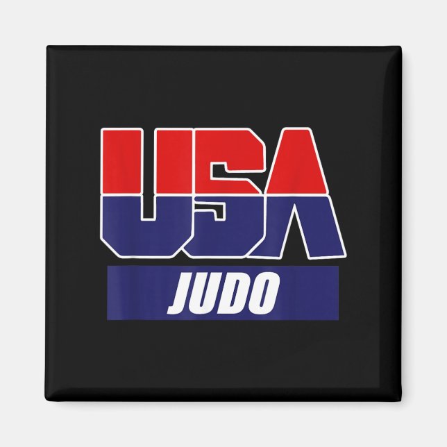 Imã Artes Marciais de Judô 2024 Equipe EUA (Frente)
