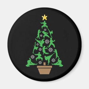 Imã Artes marciais femininas - Árvore de Natal de Kara