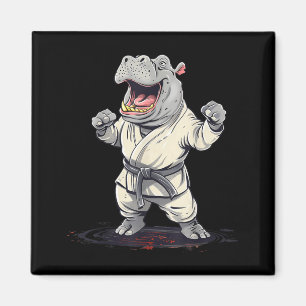 Imã Artes Marciais Hipopótamo Judo Kickboxing Taekwond