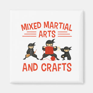 Imã Artes Marciais Mistas Engraçadas e Artesanato Kara