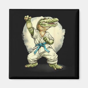 Imã Artes Marciais MMA Taekwondo Crocodilo Animal Kara