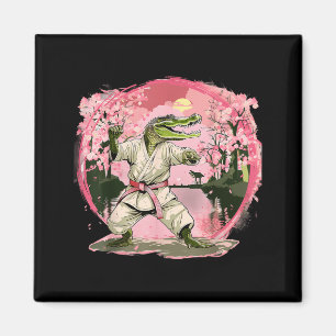 Imã Artes Marciais MMA Taekwondo Crocodilo Karatê Anim