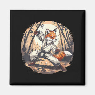 Imã Artes Marciais MMA Taekwondo Karate Raposa Animal