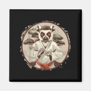 Imã Artes Marciais MMA Taekwondo Lêmure Karatê Animal