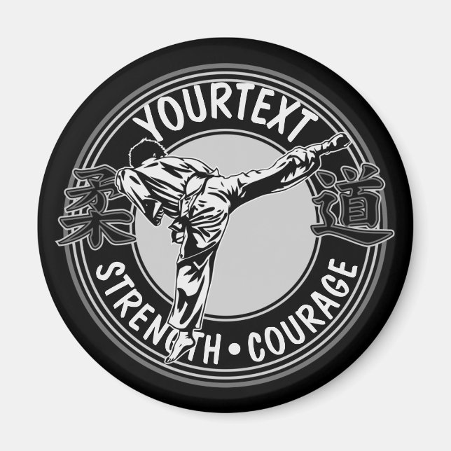 Imã Artes Marciais Personalizadas JUDO Japão Combate E (Frente)