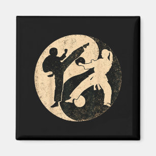 Imã Artes Marciais Yin Yang Karate Taekwondo Vintage