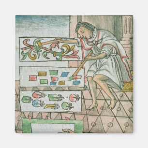 Imã Artesão asteca da pena