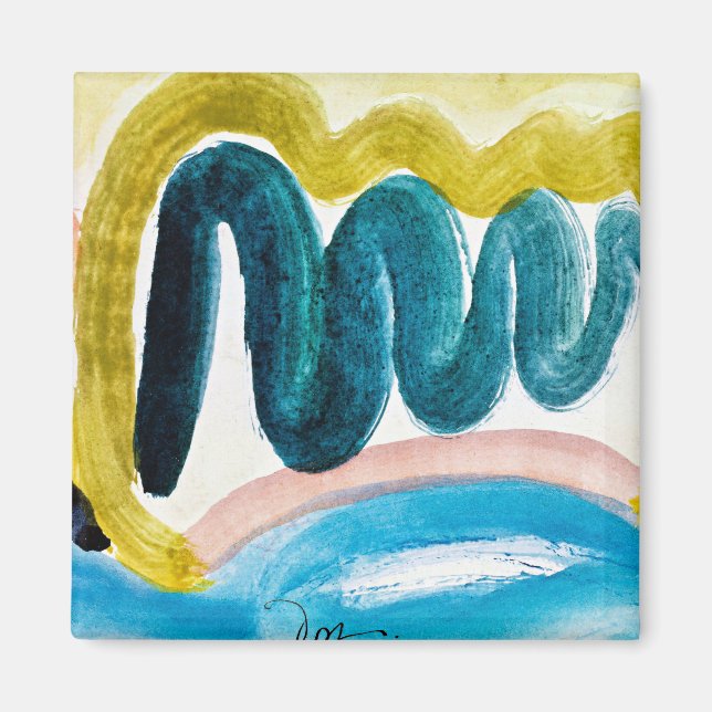 Imã Arthur Dove - Pond à luz do sol (Frente)