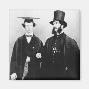 Imã Arthur Munby e seu pai, c.1851