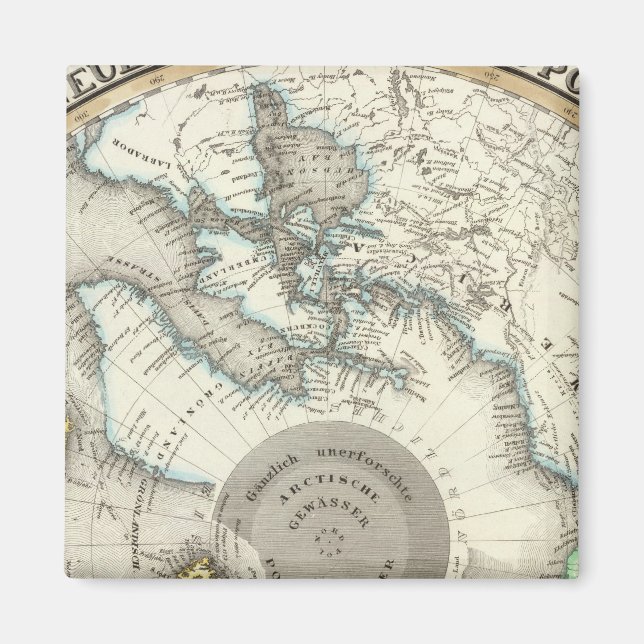 Imã Ártico, Hemisfério Norte (Frente)