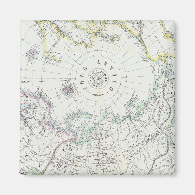 Imã Ártico, Hemisfério Norte (Frente)