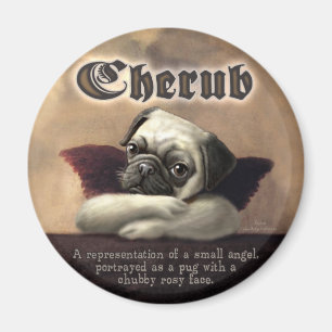 Imã Artigos angélicos do presente do querubim do Pug