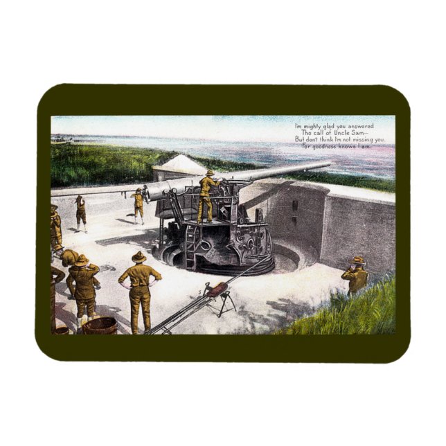 Ímã Artilharia Costeira (Horizontal)