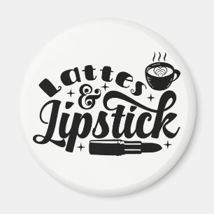 Imã Artista de Maquiagem Batom Latte Café Cosmetologis