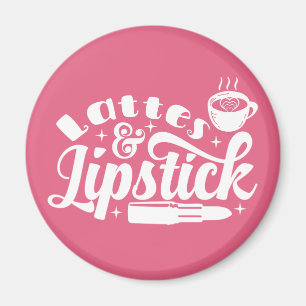Imã Artista de Maquiagem Batom Latte Café Cosmetologis