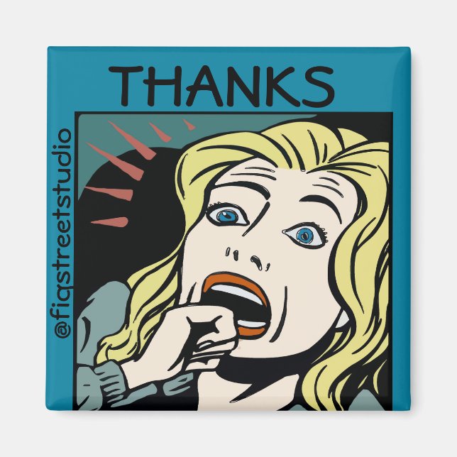 Imã Artista local, Obrigados, editar texto (Frente)