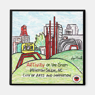 Imã ARTivity sobre o Magnet Verde