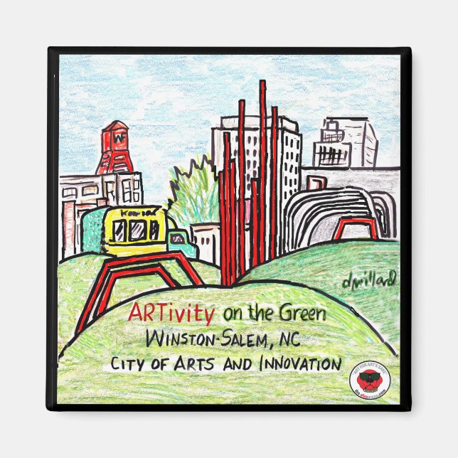 Imã ARTivity sobre o Magnet Verde (Frente)