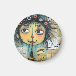 Imã ArtLady 1 encantadora e angustiada