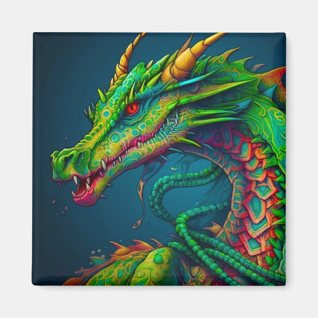 Imã Artsy Dragon (Frente)