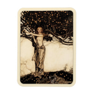 Ímã Artur Rackham Freya Coleção de Artes de Cartucho