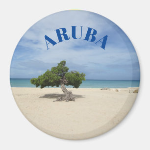 Imã Aruba Beach Scene Magnet