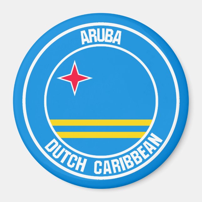 Imã Aruba Round Emblem (Frente)
