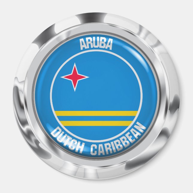 Imã Aruba Round Emblem (Frente)