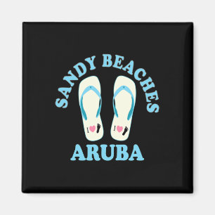 Imã Aruba Vacation Sandy Beaches I Heart Sacudir Fops