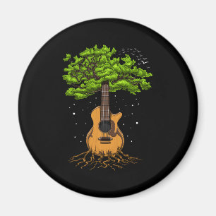 Imã Árvore Acústica De Guitarra Da Vida