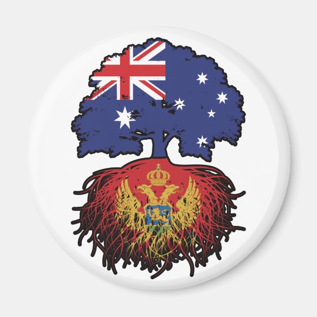 Imã Árvore Australiana Montenegro (Frente)