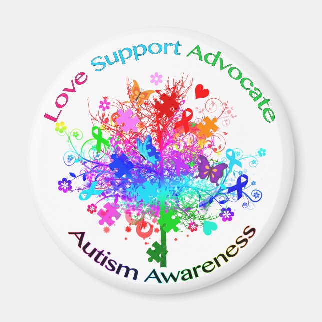 Imã Árvore autista no espectro (Frente)