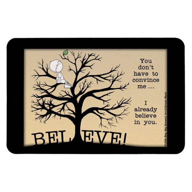 Ímã Árvore Blooming (Horizontal)