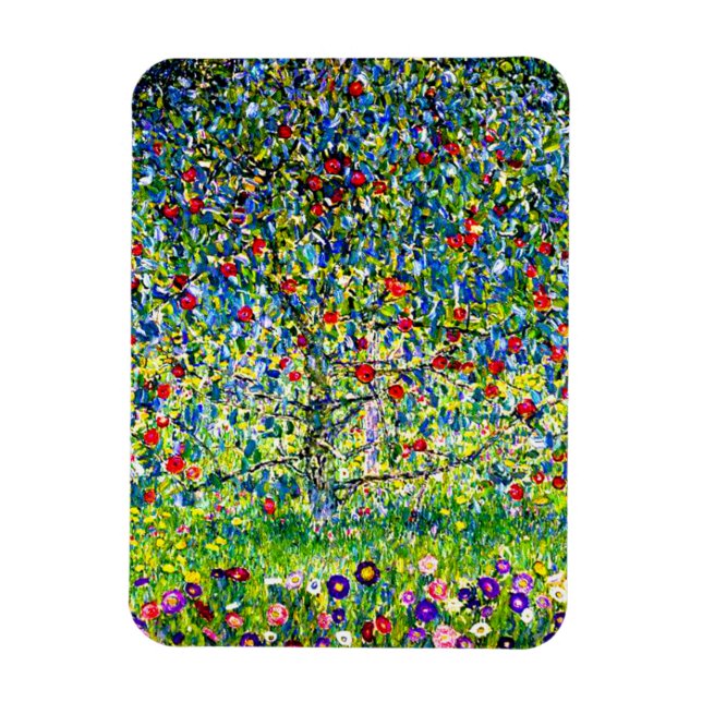 Ímã Árvore da Apple Gustav Klimt (Vertical)