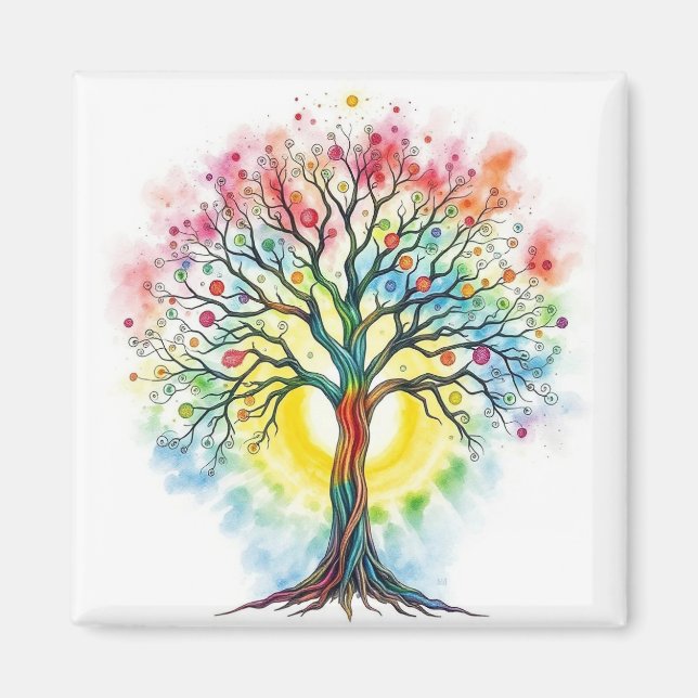 Imã Árvore da Vida (Frente)