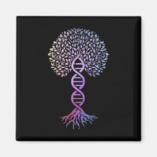 Imã Árvore da Vida Dna Science Genetics Earth Day