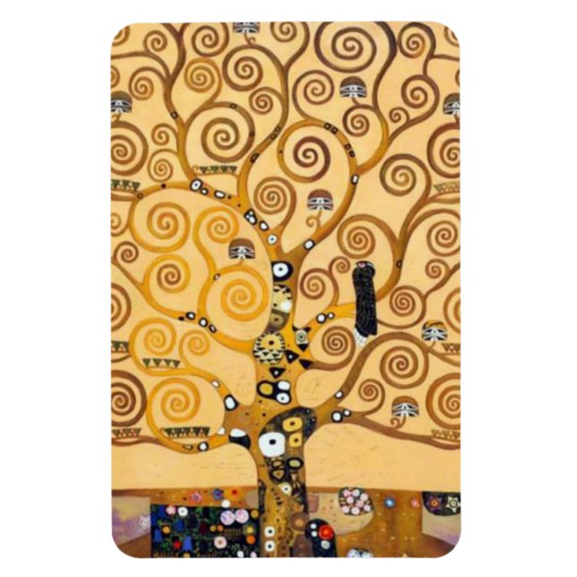 Ímã Árvore da Vida Gustav Klimt (Vertical)