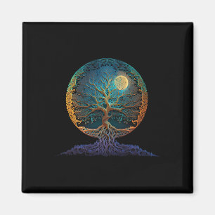 Imã Árvore Da Vida Yoga Zen Namaste Meditação _1