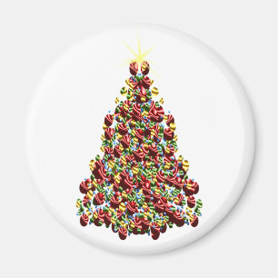 Imã Árvore de inverno de Natal de Férias Decorada