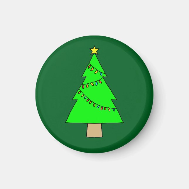 Imã Árvore de Natal (Frente)