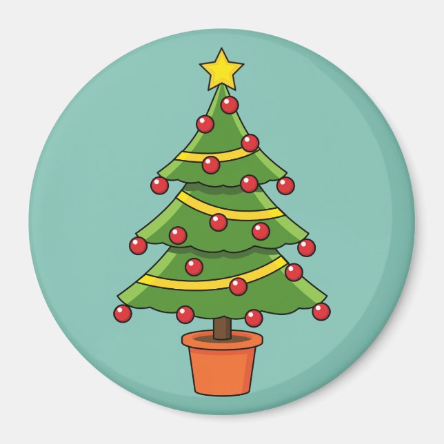 Imã Árvore de Natal (Frente)