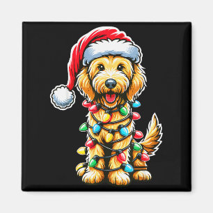 Imã Árvore de Natal Australian Labradoodle Natal Papai