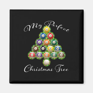 Imã Árvore de Natal Billiards Feio Doce de Natal