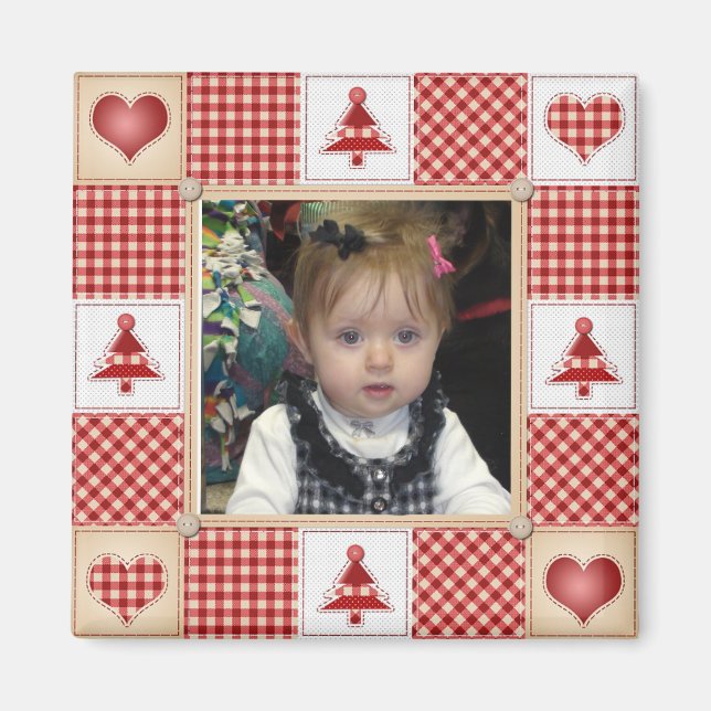 Imã Árvore de Natal - Borda do País, Mídia de Natal (Frente)