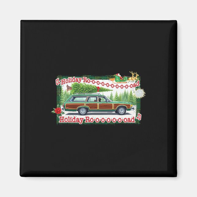 Imã Árvore de Natal da Estrada de Férias (Frente)