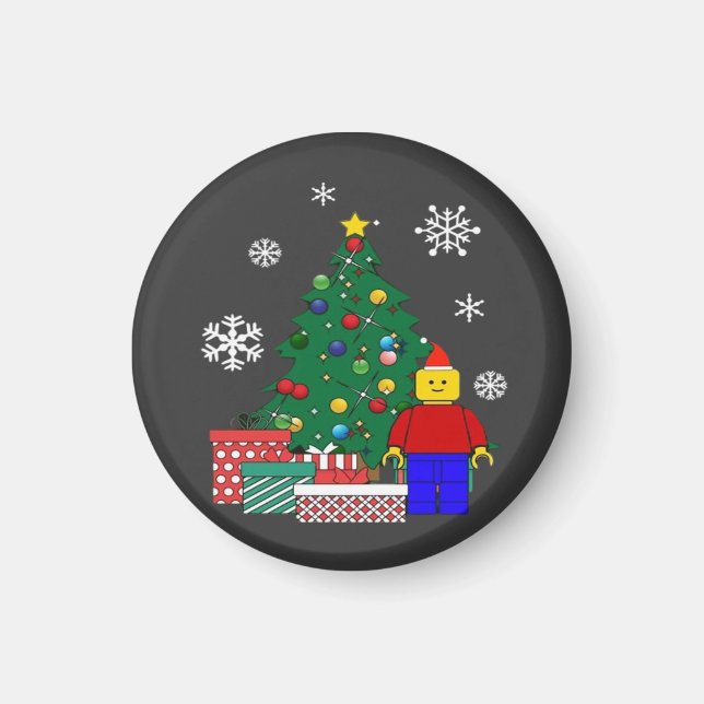 Imã Árvore de Natal de Beisebol (Frente)