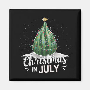 Imã Árvore de Natal de Melancia Natal em Julho Verão