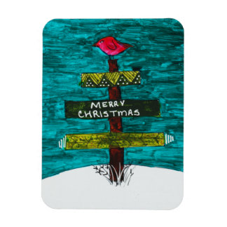 Ímã Árvore de Natal de Palete com um Íman de pássaro v