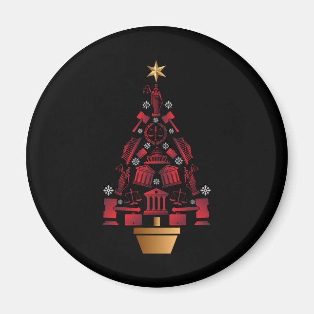 Imã Árvore de Natal do Advogado (Frente)